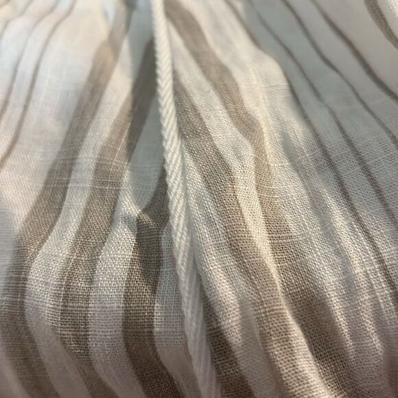 sz S,New with tags Splendid faux wrap linen blend sleeveless stripe blouse $128 - Picture 4 of 8